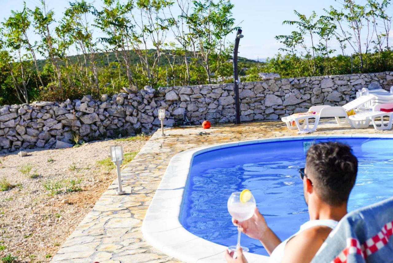 Beautiful Secluded Area Near Novalja Vacation House With Pool And Sea View Villa Lara Luaran gambar